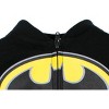 DC Comics Justice League Batman Zip Up Cosplay Costume Coverall and Cape Little Kid  - 4 of 4