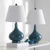 Amy Gourd Glass Table Lamp (Set of 2) - 24" Height - LIT4087 - Safavieh - 2 of 4