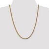 Black Bow Jewelry 3.7mm 14k Yellow Gold Hollow Franco Chain Necklace - 2 of 4