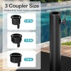 Pellebant Umbrella Base Holder Square 40lbs Weighted Stand for Outdoor Market Umbrella, Cement Concrete Steel - 4 of 4