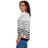 Alfred Dunner Women's Ombre Stripe Two In One Sweater - 4 of 4