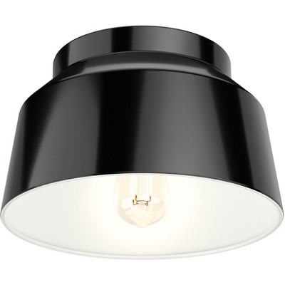 Matte Black Aluminum 11.5" LED Flush Mount Light