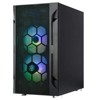SilverStone Technology FARA H1M PRO Black Micro-ATX Tower case with Tempered Glass and Three ARGB Fans, SST-FAH1MB-PRO - 2 of 4