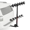 Yakima Versatile HangTight 6 Vertical Hanging Hitch Steel Bike Rack for 2 Inch Hitch Receivers with Fully Padded Cradles and Tilting Design, Black - 2 of 4