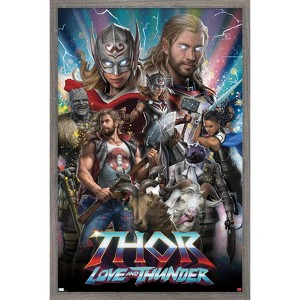 Trends International Marvel Thor: Love and Thunder - Amazing Framed Wall Poster Prints - 1 of 4