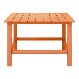 WestinTrends Malibu Kids Outdoor Patio Furniture HDPE 30" Wide Square Dining Table - 1 of 4