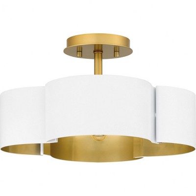 Quoizel Lighting Balsam 4 - Light Semi-Flush Mount in  White Lustre