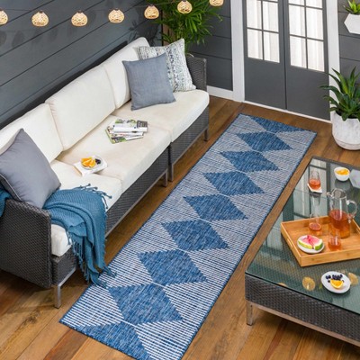 Hauteloom Stephan Navy Outdoor Rug