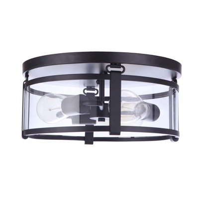 Craftmade Lighting Elliot 3 - Light Flush Mount in  Flat Black