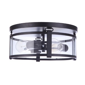 Craftmade Lighting Elliot 3 - Light Flush Mount in  Flat Black - 1 of 1