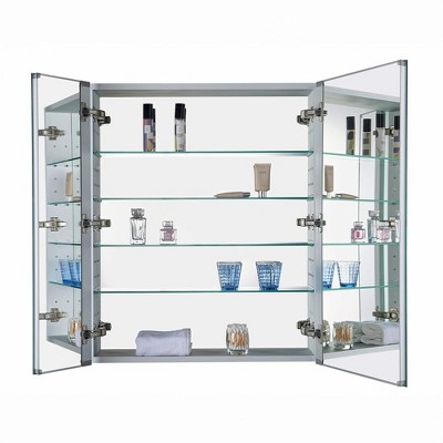 30 x 36 Aluminum Mirrored Bathroom Medicine Cabinet