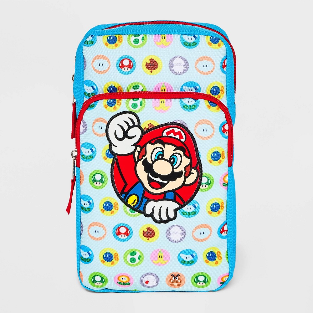Photos - Travel Accessory Kids' Super Mario Crossbody Bag Sling Pack - Blue