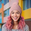 Dalix Cable Knit Pom Beanie - 3 of 4