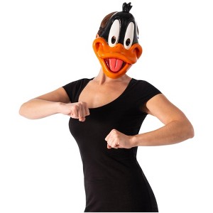 Rubies Space Jam: A New Legacy Daffy Duck 1/2 Mask One Size - 1 of 4