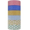 Wrapables Japanese Washi Masking Tape, Glitter Collection (Set of 6) - 2 of 4