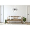 Elegant Lighting Ella 24 inch pendant in black - 2 of 4