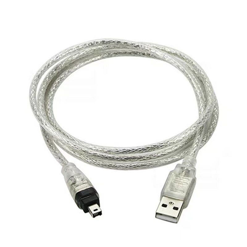 Sanoxy 6FT 1.8M USB To Firewire IEEE 1394 4 Pin iLink Adapter Data Cable Cord, 2 of 5