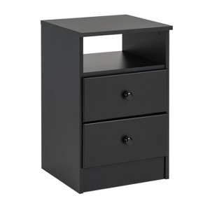 Astrid 2 Drawer Nightstand - Prepac - 1 of 4