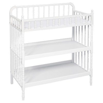 target white changing table