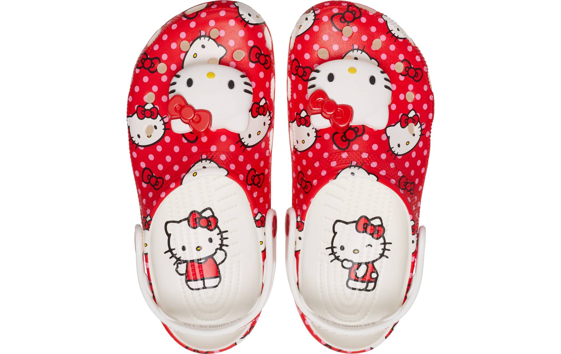 Crocs Adult Hello Kitty Red Classic Clogs