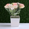 Unique Bargains Artificial Plants Hydrangea Tea Bud Plastic 2.95"x2.95"x7.87" 1 Pcs - 2 of 4