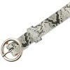 INSPIRE CHIC Women's Fashion Round Buckle Leopard Snake Print Slim Belts for Jeans Dresses - 2 of 4