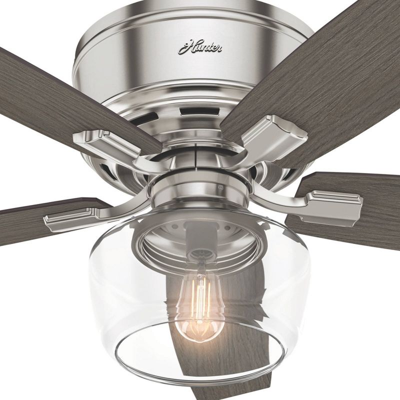 52" LED Bennett Low Profile Ceiling Fan with Remote (Includes Light Bulb) - Hunter, 5 of 13