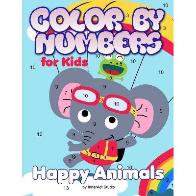 Color by Numbers for Kids - Large Print (Paperback)