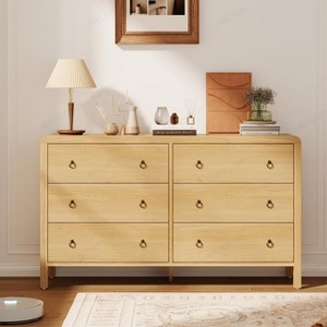 Nasitip Mid-Century Modern Drawer Dresser,Wooden Dresser Organizer for Living Room, Nursery, Entryway - 1 of 4