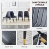 Set of 2/4 Dining Chair Dinner Chair Armless Chairs with Padded Seat - Modernluxe - 4 of 4