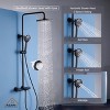 CASAINC 9.5 Inch Thermostatic Round Rain Shower Faucet Set - 3 of 4