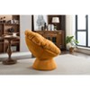 NicBex Oversized Papasan Chair Swivel Accent Chair with 360 Degree Swivel Barrel Chair for Living Room, Bedroom - 2 of 4