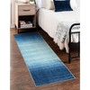 Lahome Abstract Ombre Plush Area Rug – Soft Gradient Accent with Non-Slip Backing - 3 of 4