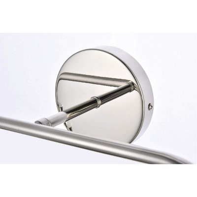 Hanson 4-Light Polished Nickel and Clear Glass Bath Sconce
