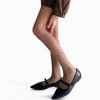 Anna-Kaci Women's Sheer Black Tights with Allover Polka Dot Pattern and Reinforced Toe Detail - Brown - 4 of 4