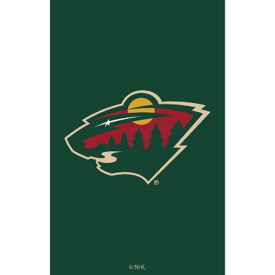 Evergreen Minnesota Wild House Applique Flag- 28 x 44 Inches Indoor Outdoor Sports Decor