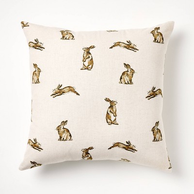 18x18 Polly Fill Rocker Skeletons Square Throw Pillow Black/gold -  Edie@home : Target