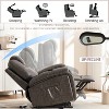 Grungis Faux Leather Lift Massage Chairs for Elderly,Recliner Chairs with Massage and Lumbar Heating for Living Room - 4 of 4