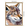 Amanti Art Wolf by Ohkimiko  Framed Canvas Wall Art - 3 of 4