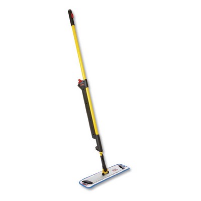 Yellow Microfiber Spray Mop with Telescopic Handle