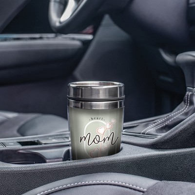 Elanze Designs Heart Warrior Mom 17 Ounce Stainless Steel Travel Tumbler