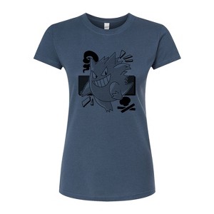 Women's - Pokémon - Gengar Manga Fitted Graphic T-Shirt - 1 of 3