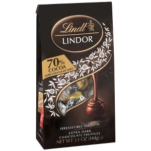 Lindt Lindor 70% Dark Chocolate Truffles Bag 70% Cocoa 5.1oz - 1 of 1