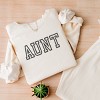 Simply Sage Market Embroidered Aunt Outline Lightweight Garment Dyed Sweatshirt - 3 of 4