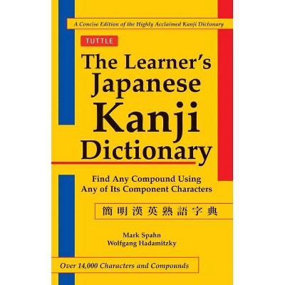 The Learner's Kanji Dictionary - by  Mark Spahn & Wolfgang Hadamitzky (Paperback)