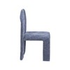 Meridian Furniture,Bennett Chenille Fabric Dining Chair, Set of 2 - 3 of 4