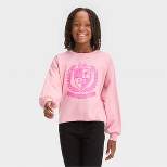 Girls' Barbie Malibu Dreamy Pullover Sweatshirt - Pink