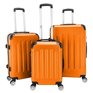 KTMBDW Luggage Set of 3 Hardside Suitcase Sets with TSA Lock, 4 Spinner Wheels for Carry On Check-in Business Trip - 1 of 4