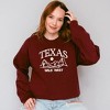 Simply Sage Market Women's Graphic Sweatshirt Embroidered Texas Wild West - 2 of 3