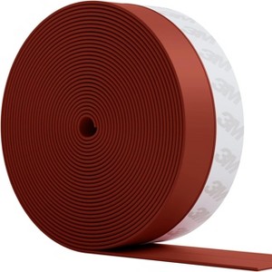 HOME INTUITION 35mm x 33ft  Self Stick Silicone Door Seal Weatherstrip - 1 of 4